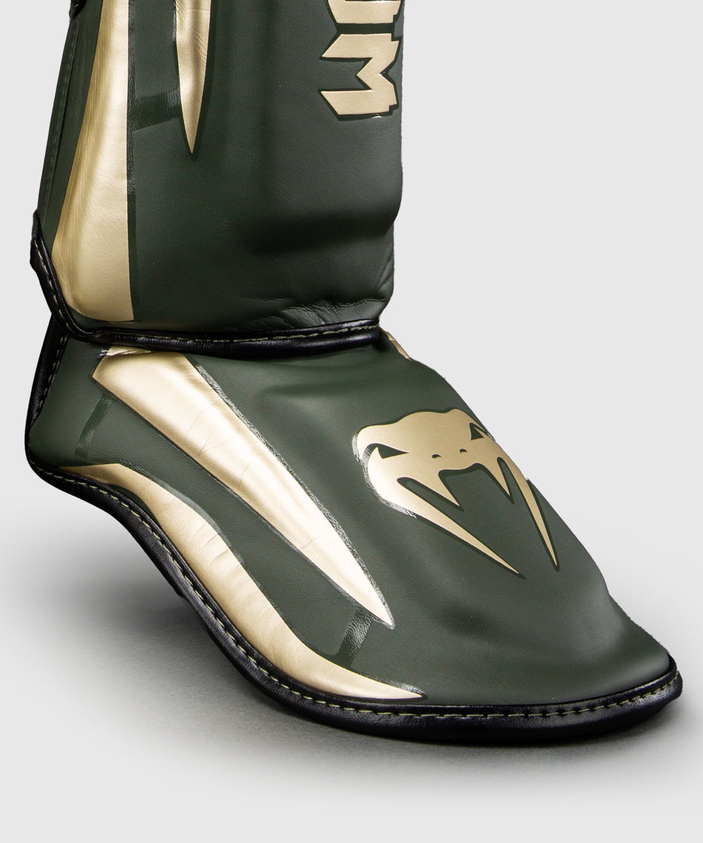 Venum Elite Shin Guards - Khaki