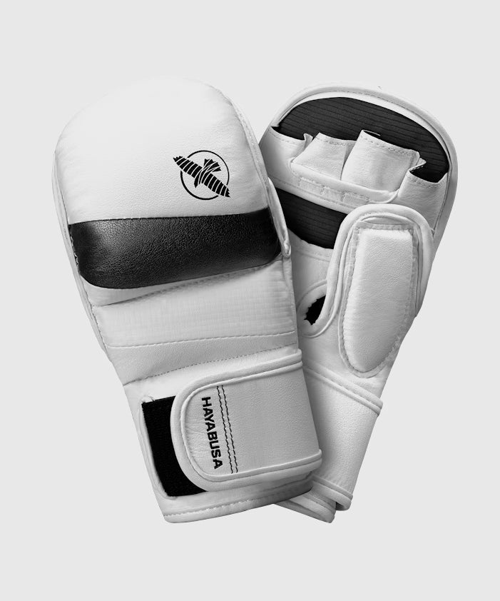 Hayabusa T3 7oz Training MMA Gloves - White