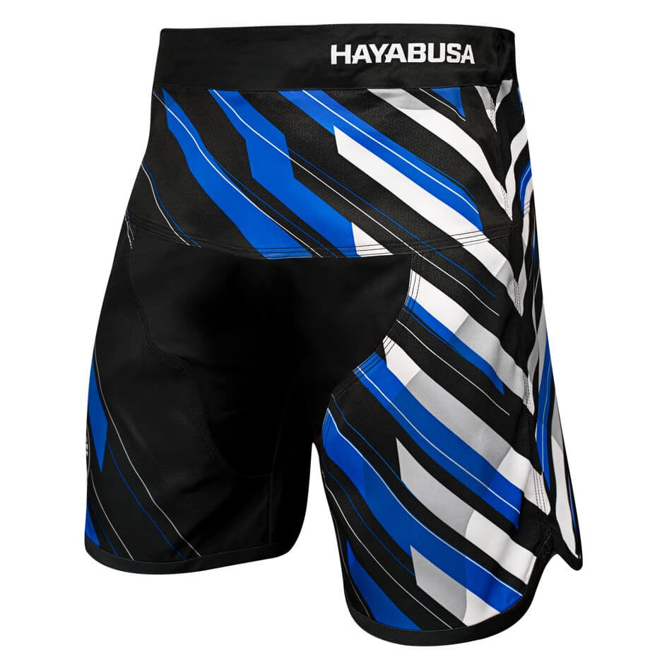 Hayabusa Jiu Jitsu Metaru Charged Fightshorts - Negro/Azul