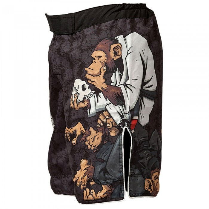 Tatami Fightwear Thinker Monkey Fightshorts - Negro