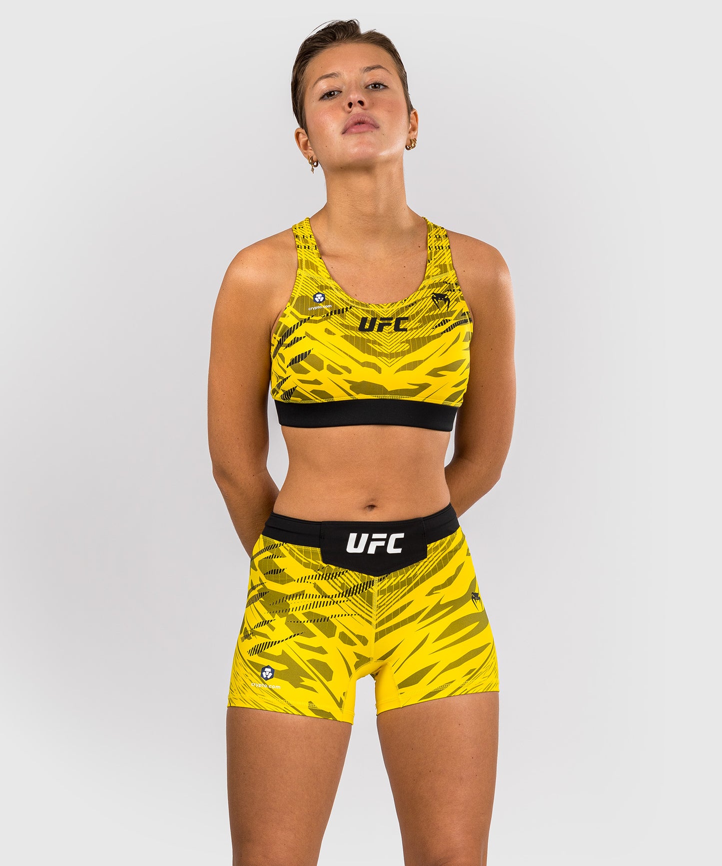 UFC Fusion by Venum Authentic Fight Night Damen Vale Tudo Short - Short Fit - Gelb