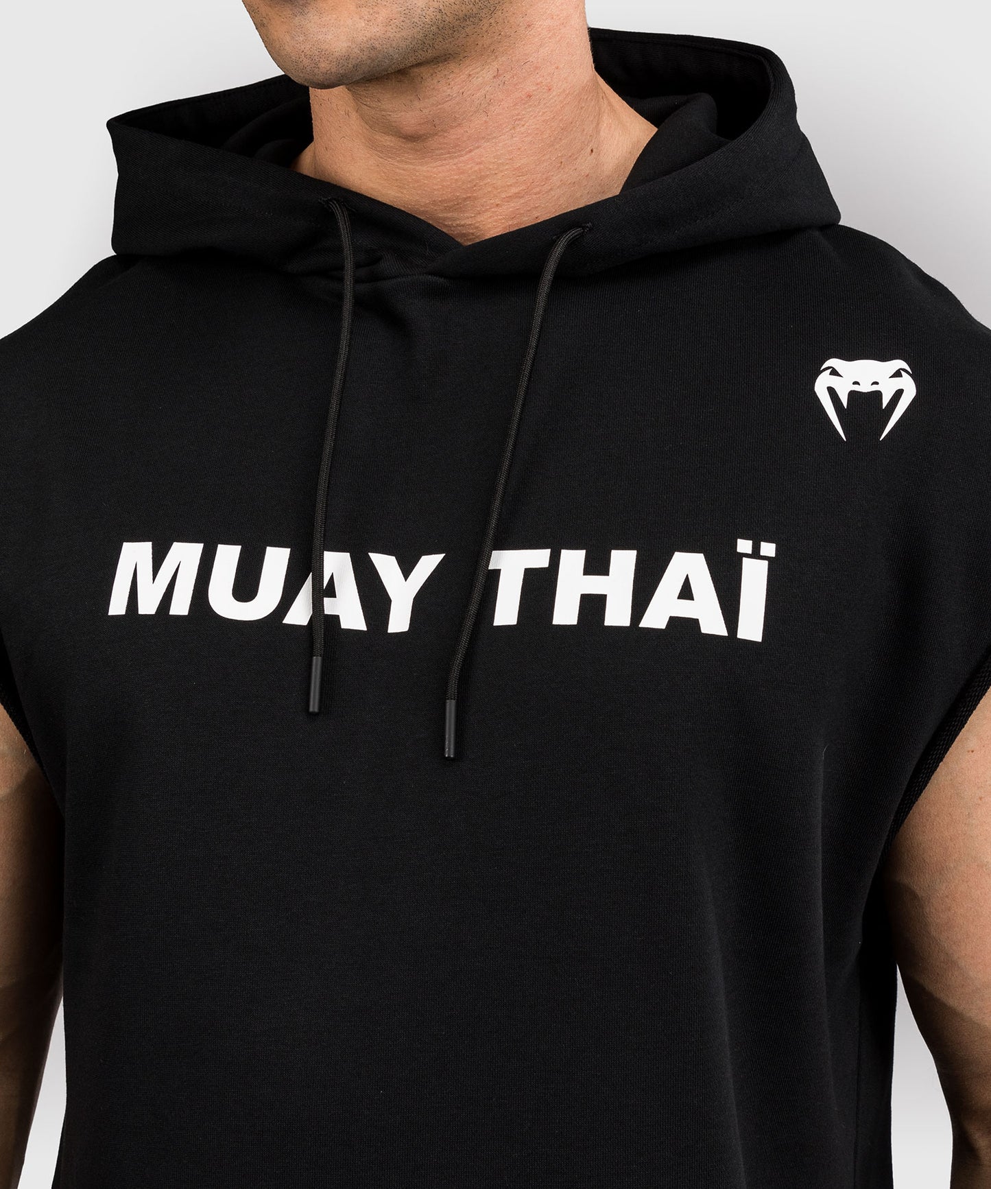 Venum Muay Thai VT Sleeveless Hoodie - Black/White