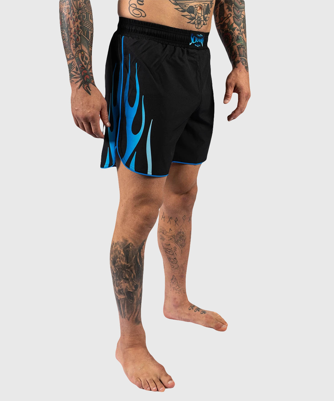Scramble 1998 Ice Fightshorts - Schwarz/Blau