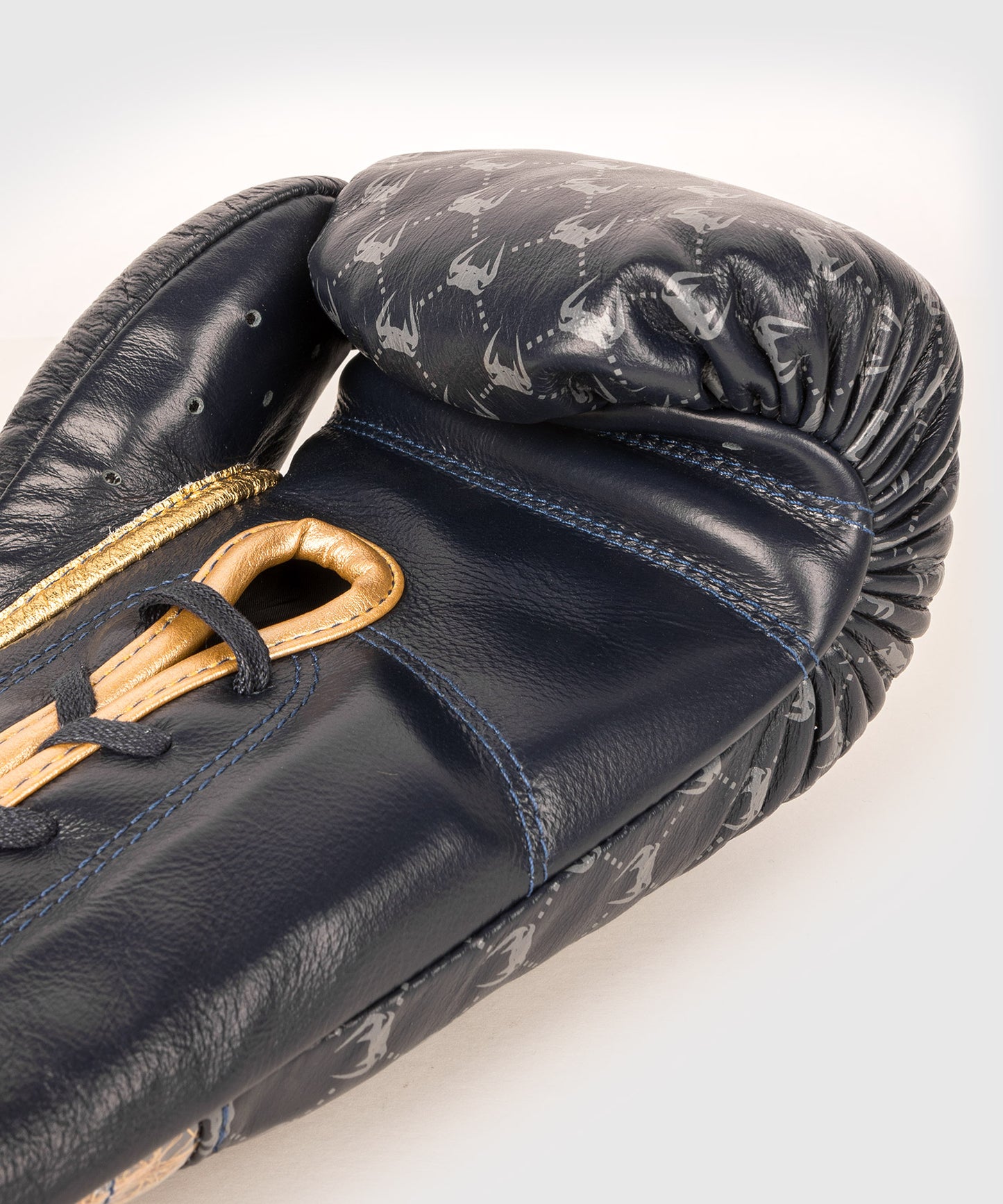 Gants de Boxe Pro avec Lacets Venum Coco Monogram - Bleu Ardoise