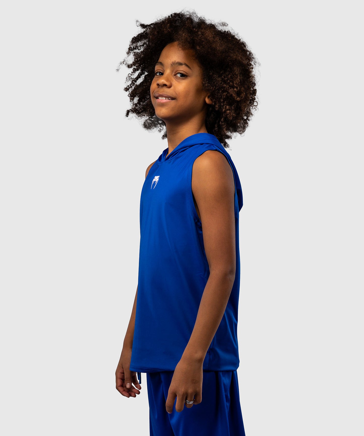 Venum Elite Ärmelloser Dry-Tech Hoodie für Kinder - Königsblau