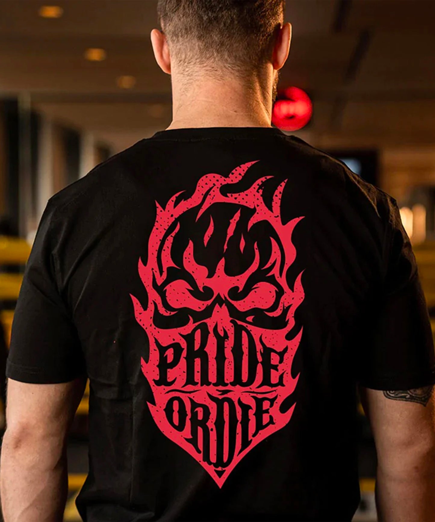 T-Shirt Pride Or Die Reckless Flames - Noir