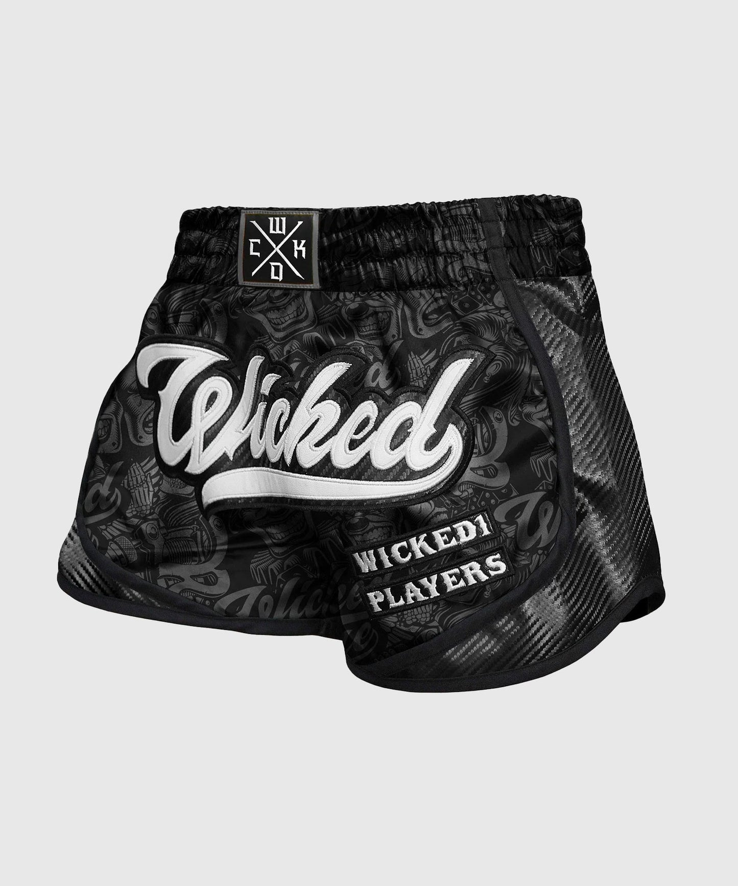 Short De Muay Thai Wicked One Squad Player - Noir
