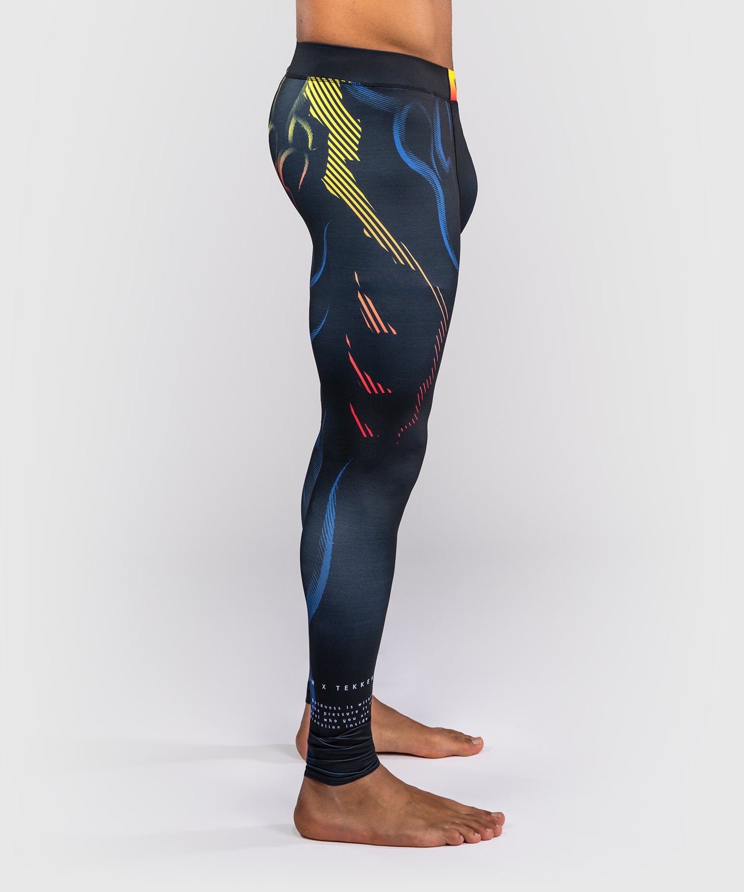Pantalon de Compression Yoshimitsu Venum x TEKKEN 8 - Noir/Orange