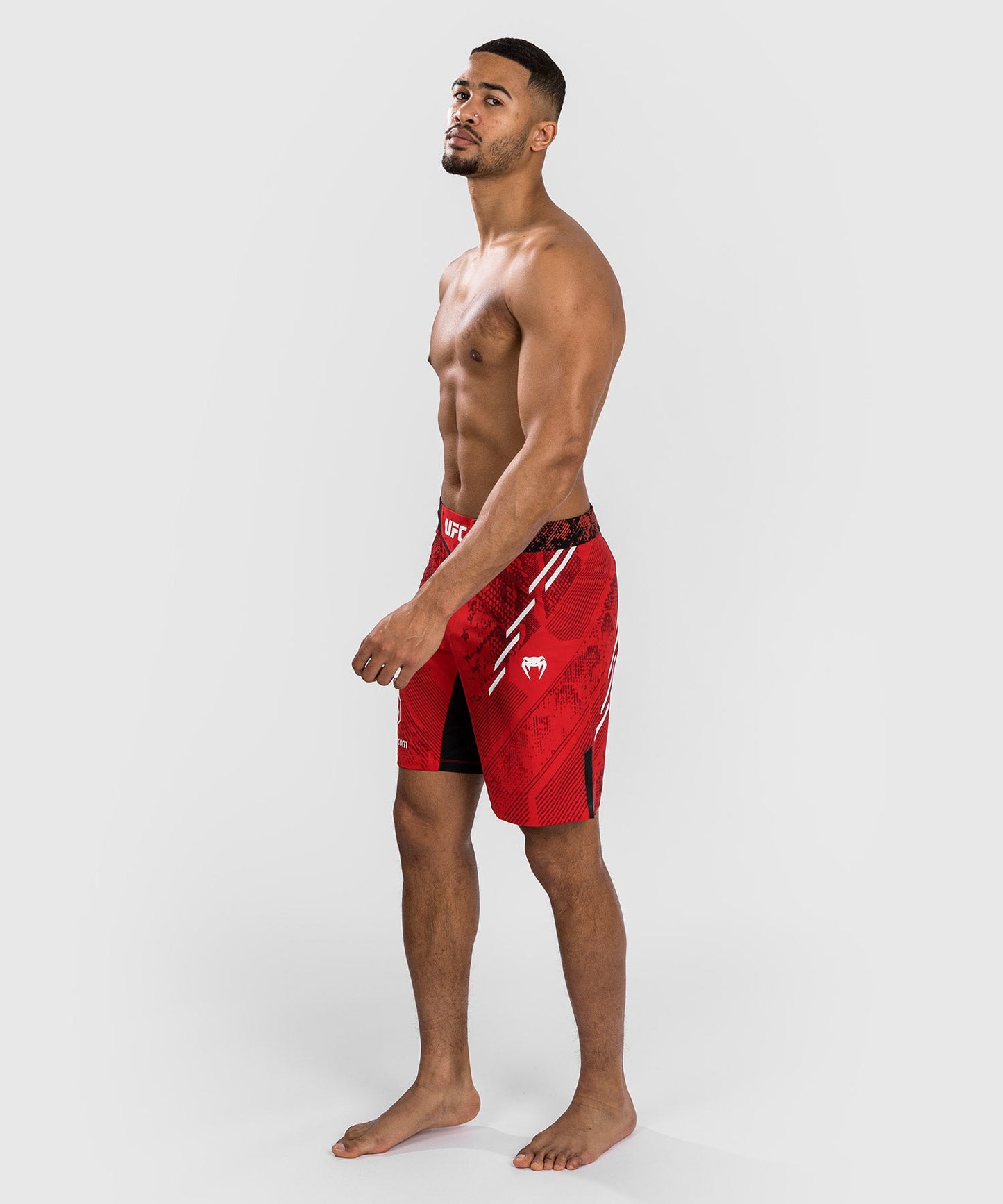 Men's UFC Adrenaline by Venum Authentic Fight Night Long-Cut Shorts - Red