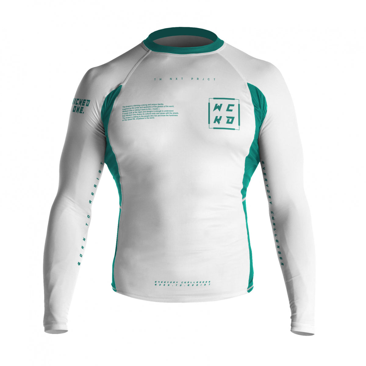 Wicked One Score Rashguard - Weiß/Grün