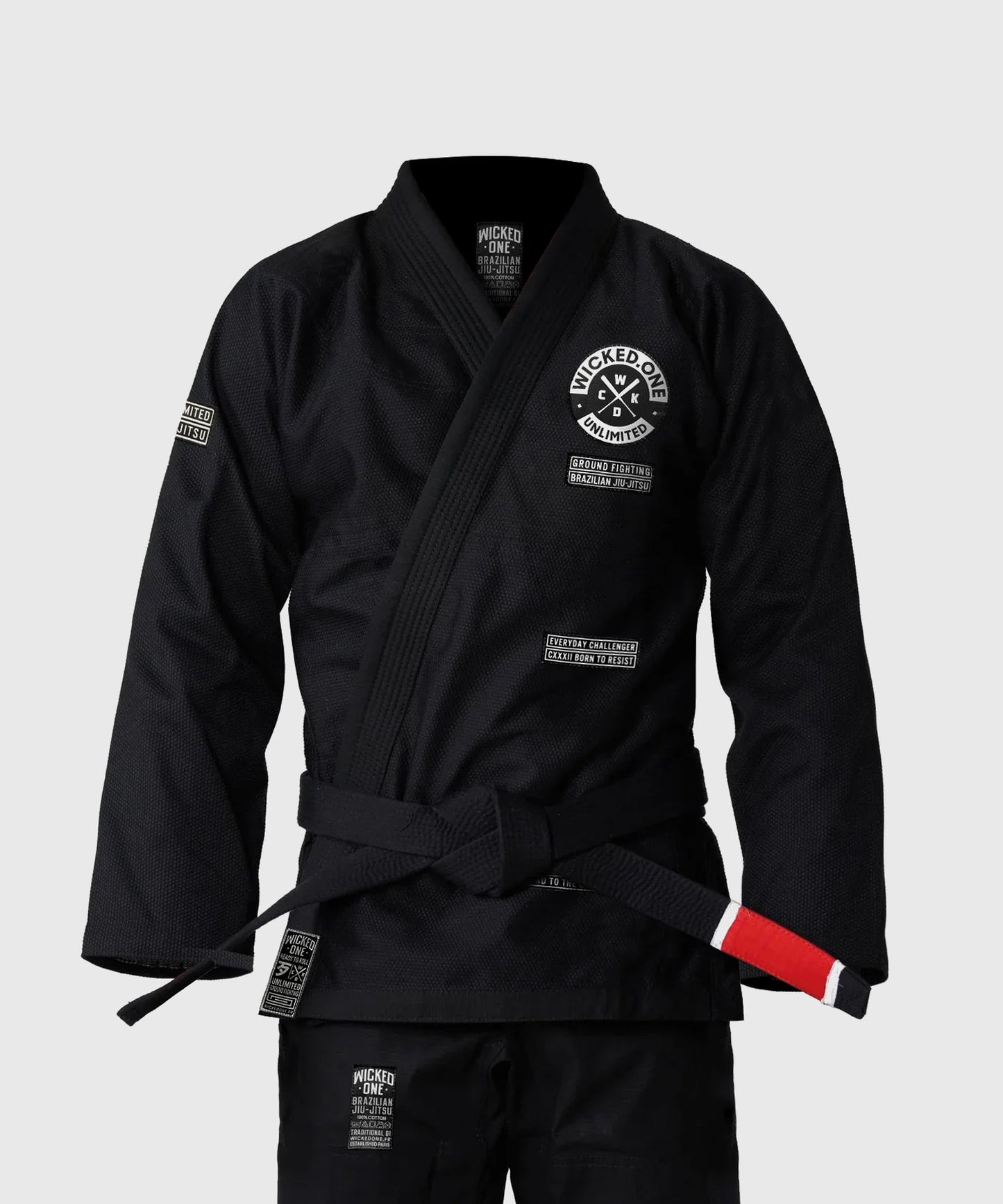 Wicked One Motor Kimono JJB - Negro