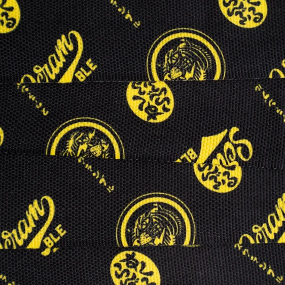 Bandages de Boxe Scramble Logotype – 5.33m (210 Inch) - Noir