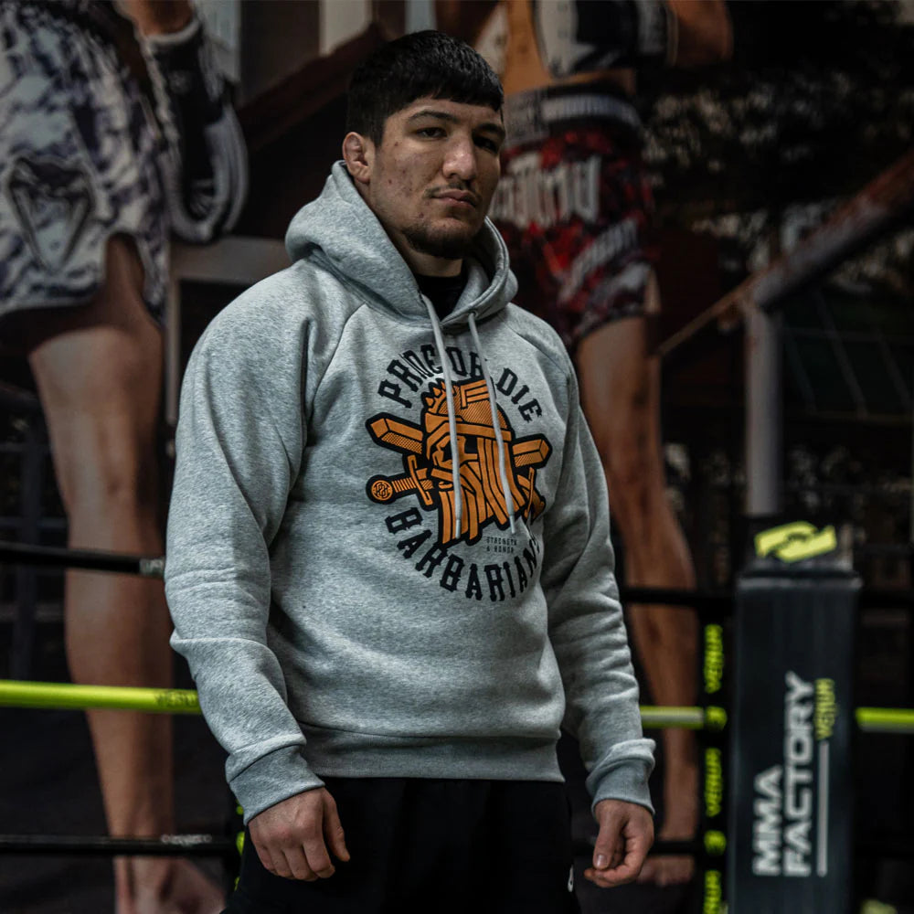 Pride Or Die Barbarians Sweatshirt Hoodie – Grey