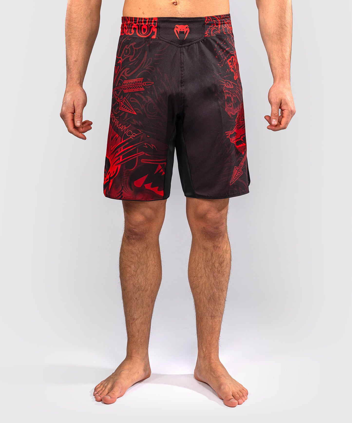Venum Wolf Atak Fightshorts - Black/Red