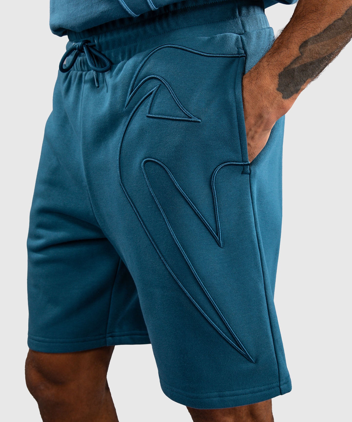 Venum Giant 3D Shorts aus Baumwolle - Ozeanblau
