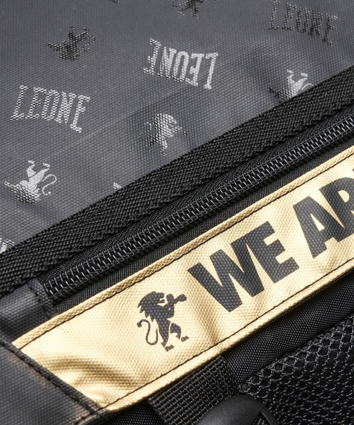 SAC À DOS LEONE DNA - NOIR/OR