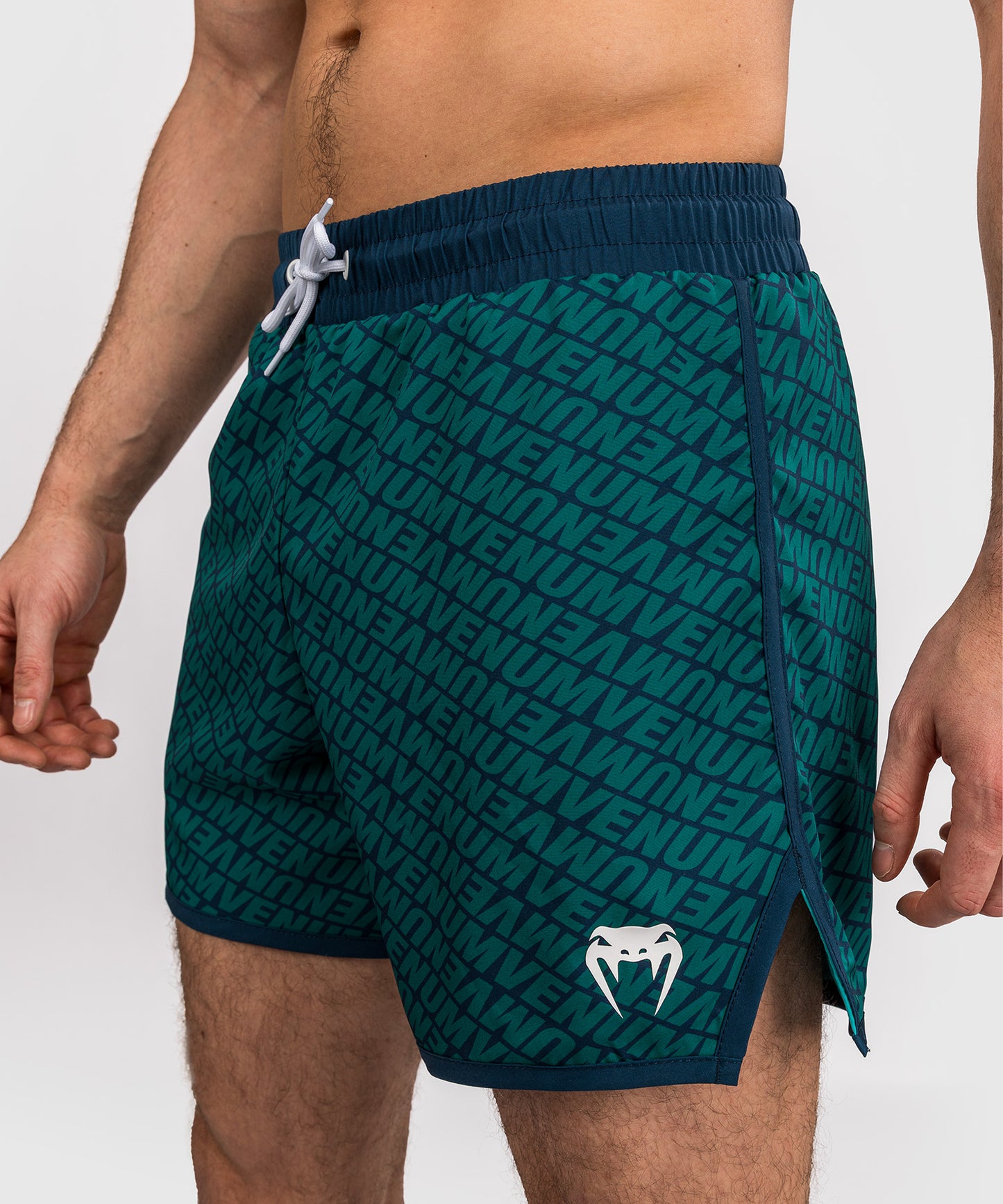Venum Echo Board Shorts - Deep Ocean Blue/Emerald Green