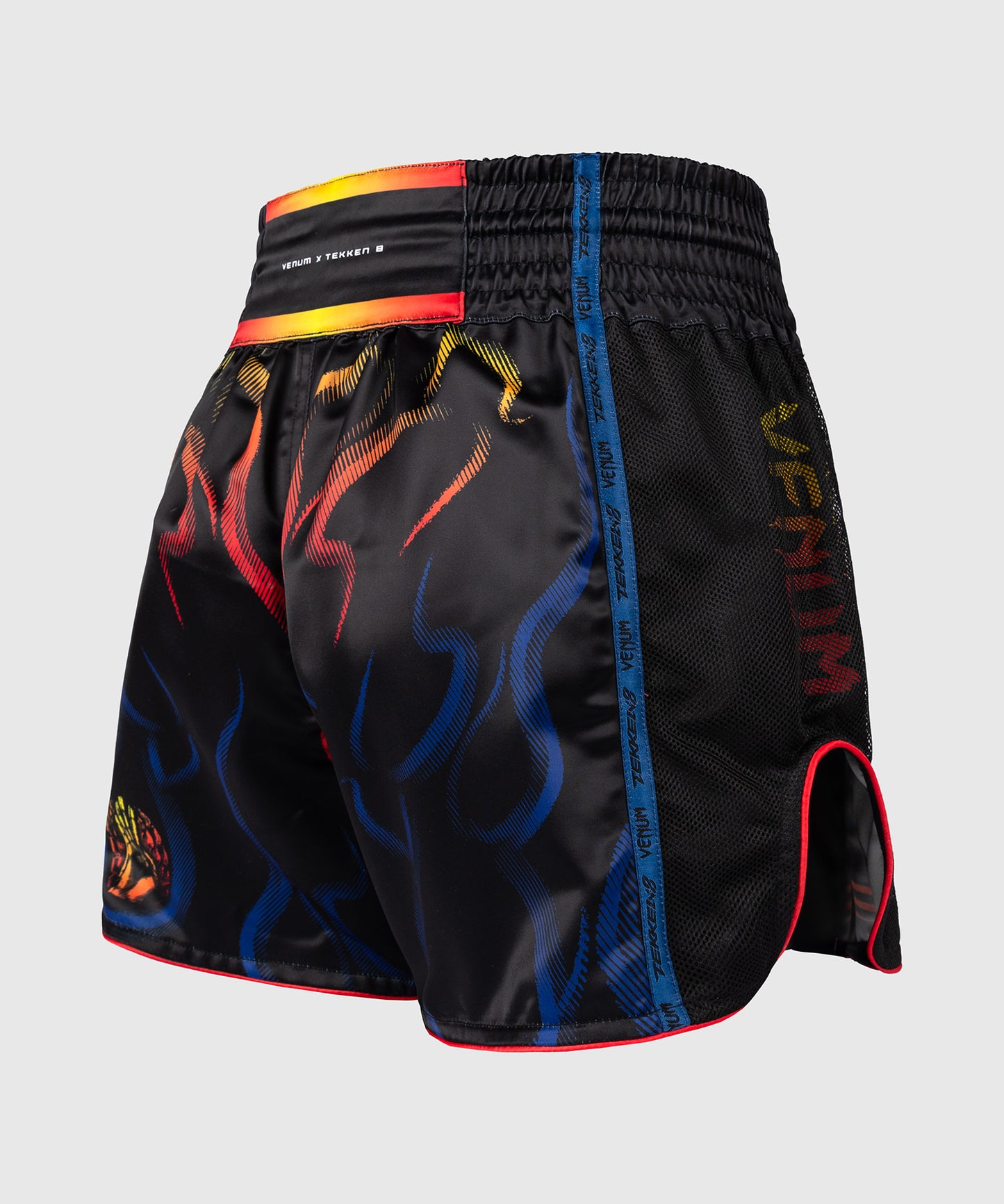 Venum x TEKKEN 8 Muay Thai Shorts - Yoshimitsu - Black/Orange