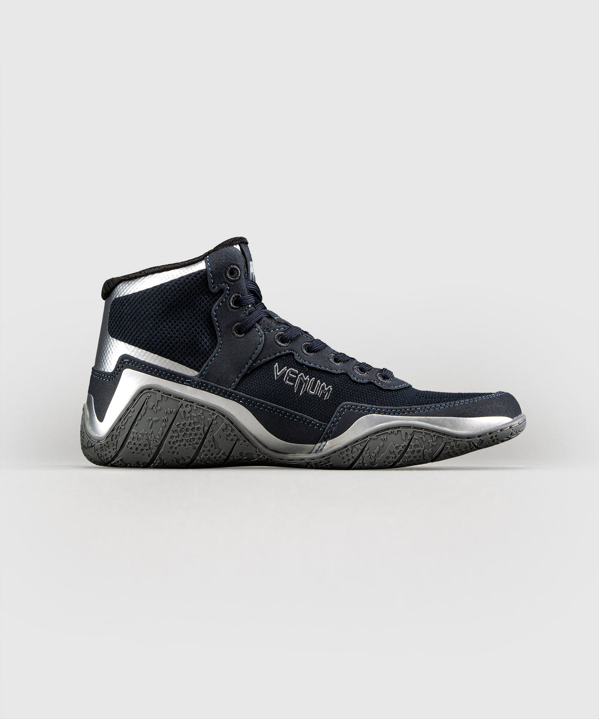 Venum Elite Wrestling Shoes - Navy Blue