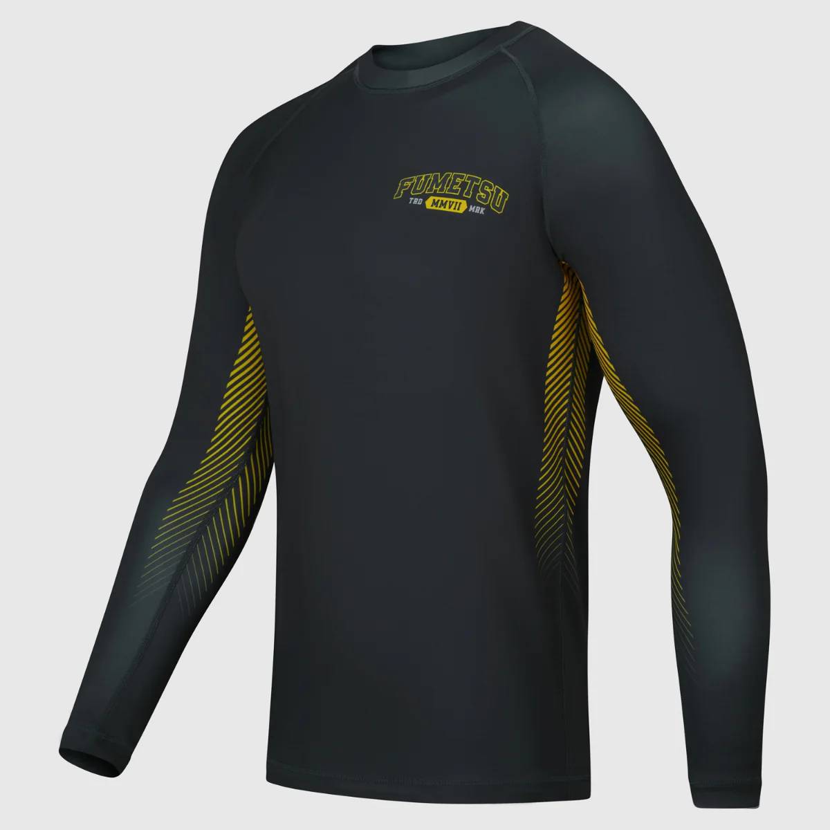 Fumetsu Varsity Langarm-Rashguard - Grau