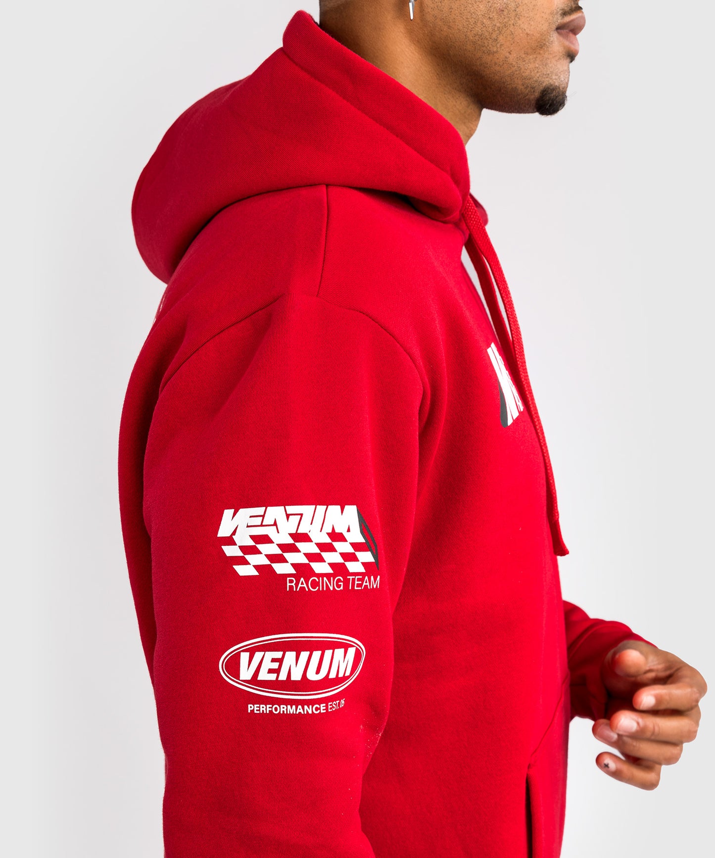 Venum Motorsport Sudadera con Capucha - Rojo Racer
