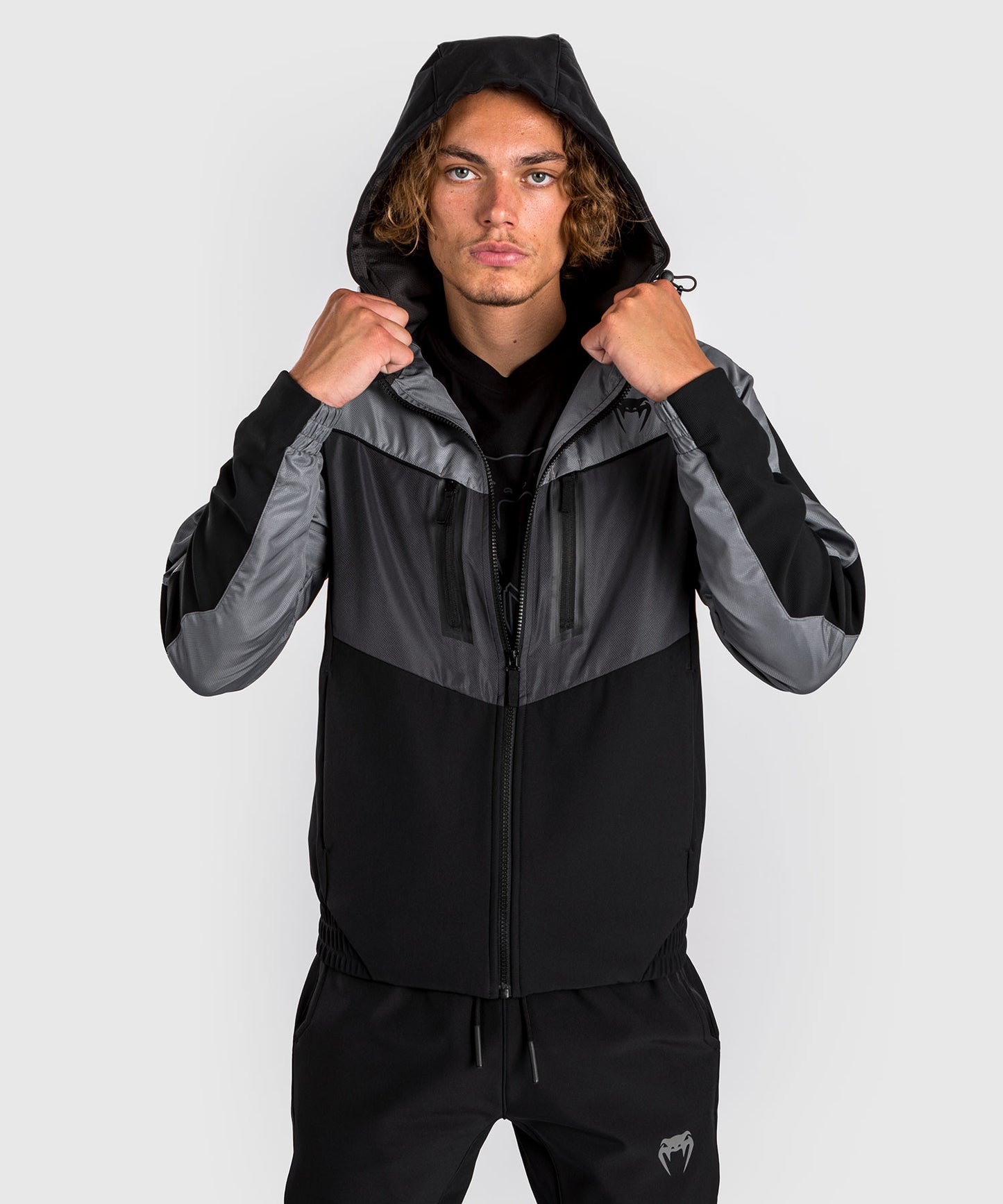Venum Laser 3.0 Trainingsjacke - Schwarz/Grau
