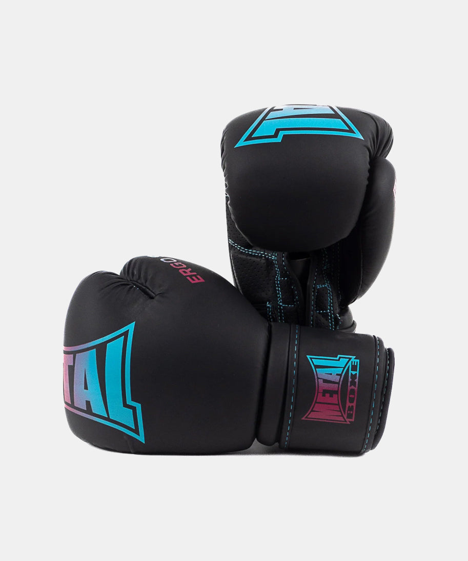 Metal Boxe Ergo 90 Vice Boxing Gloves - Black