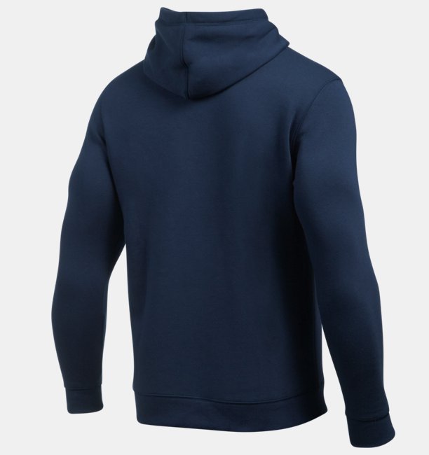 Sweat Under Armour Rival Fitted Graphic - Bleu Marine