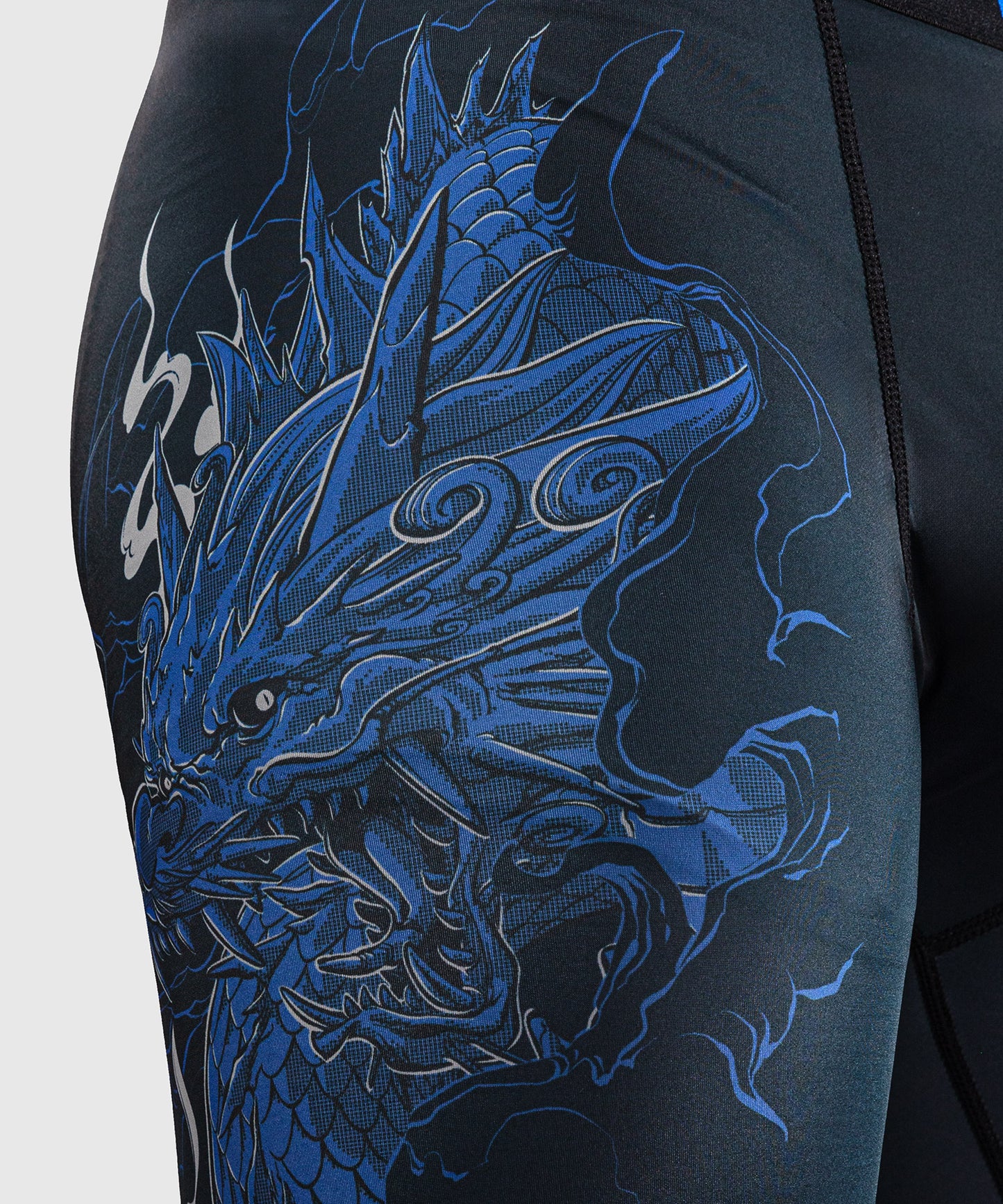 Venum Thunder Dragon Spats – Schwarz/Königsblau