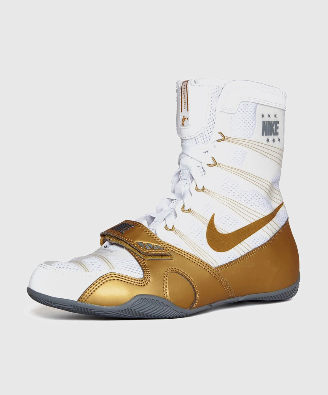 Nike Hyperko 1 Boxing Shoes - White/Gold