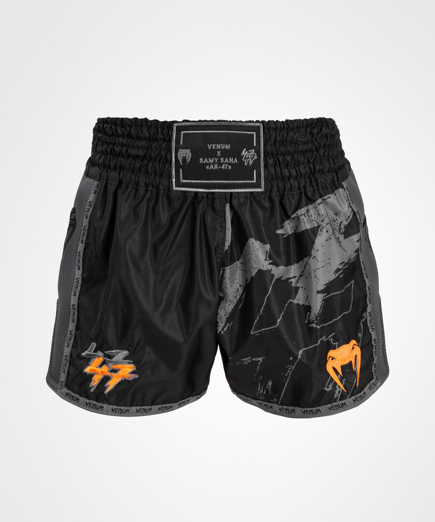 Venum S47 Muay Thai Short - Black/Orange