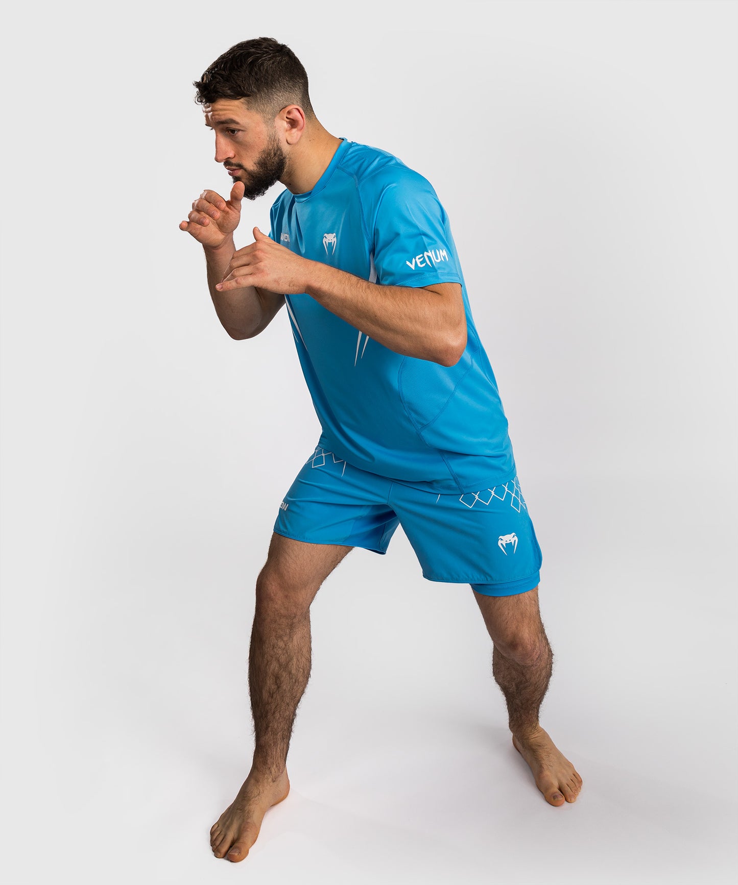 Venum x WOW FC Dry-Tech T-Shirt - Pacific Blue