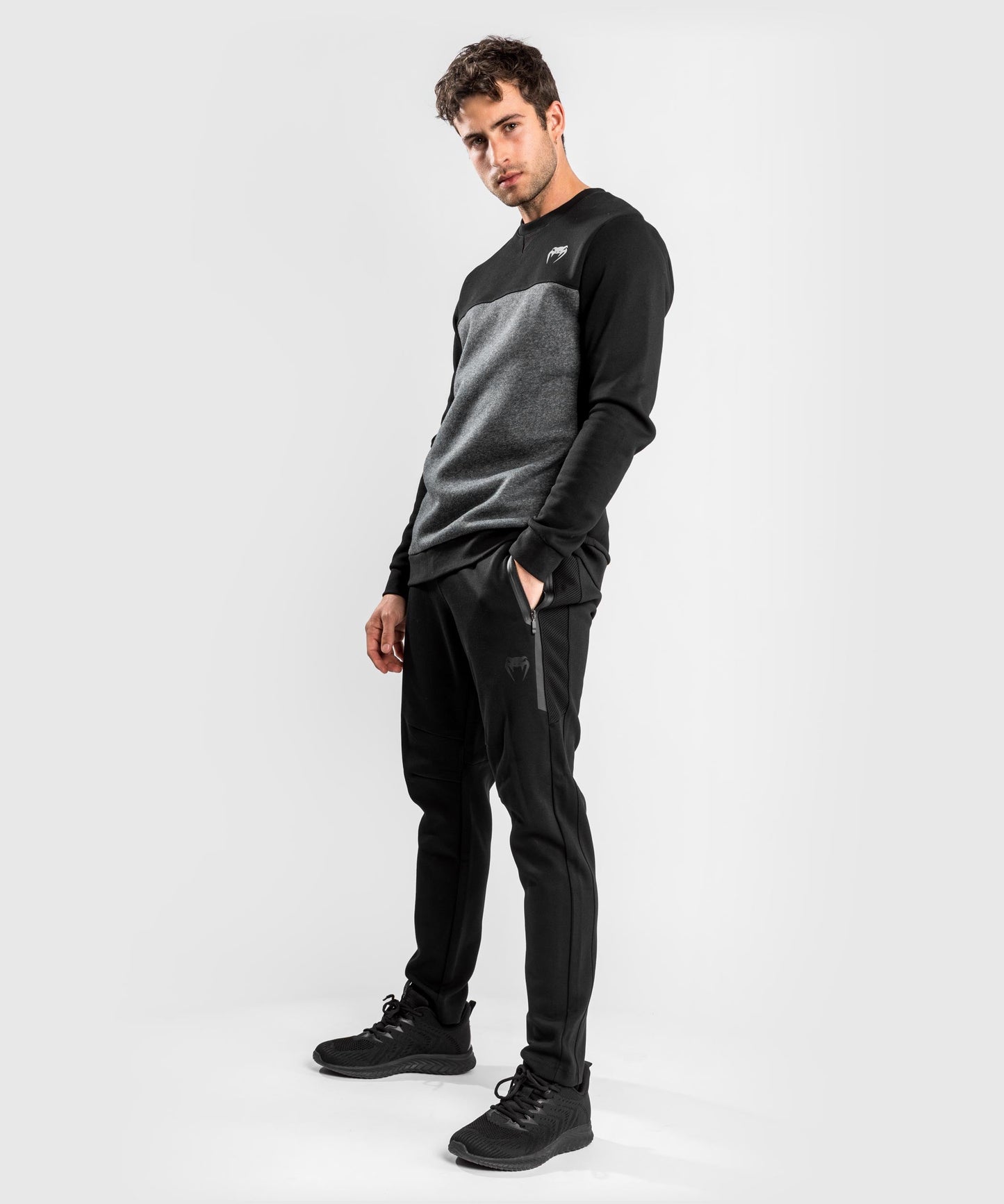 Venum Rafter Light Sweatshirt - Schwarz/Grau meliert