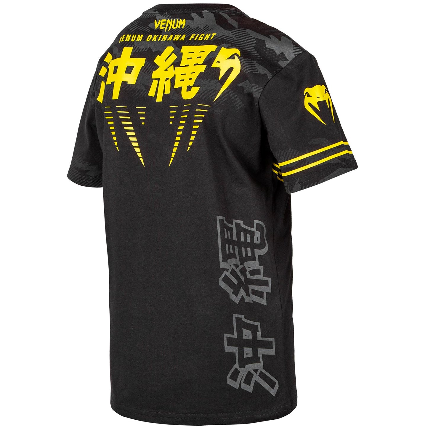 Venum Okinawa 2.0 Kids T-shirt - Black/Yellow - Exclusive