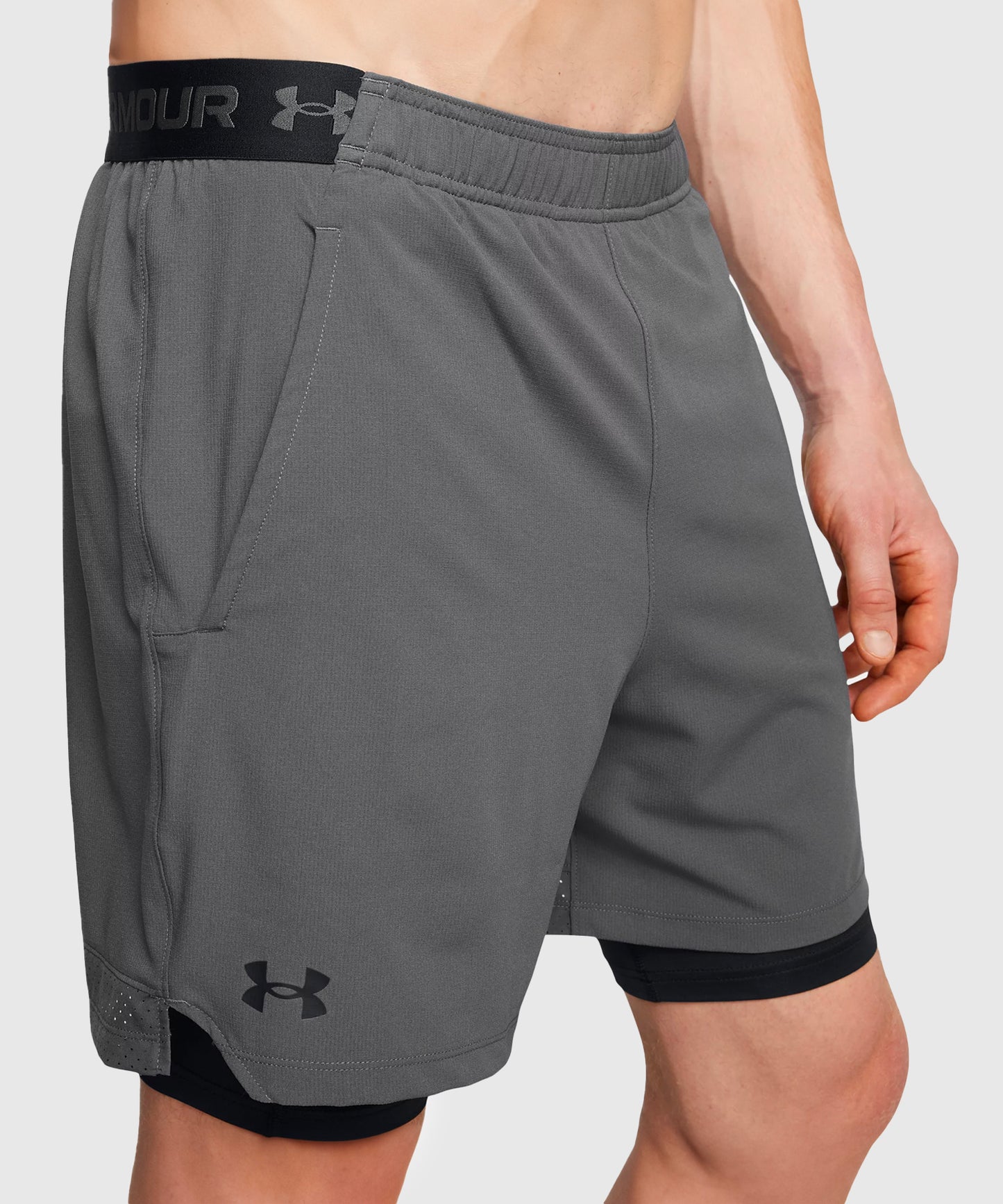 Short Under Armour 2-En-1 Ua Vanish Woven - Gris