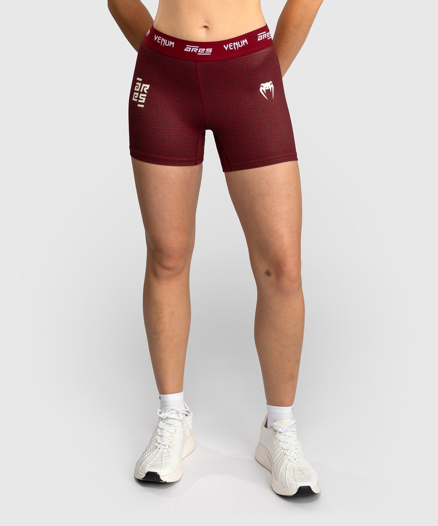 Venum x Ares Pantalones Vale Tudo para Mujer - Burdeos