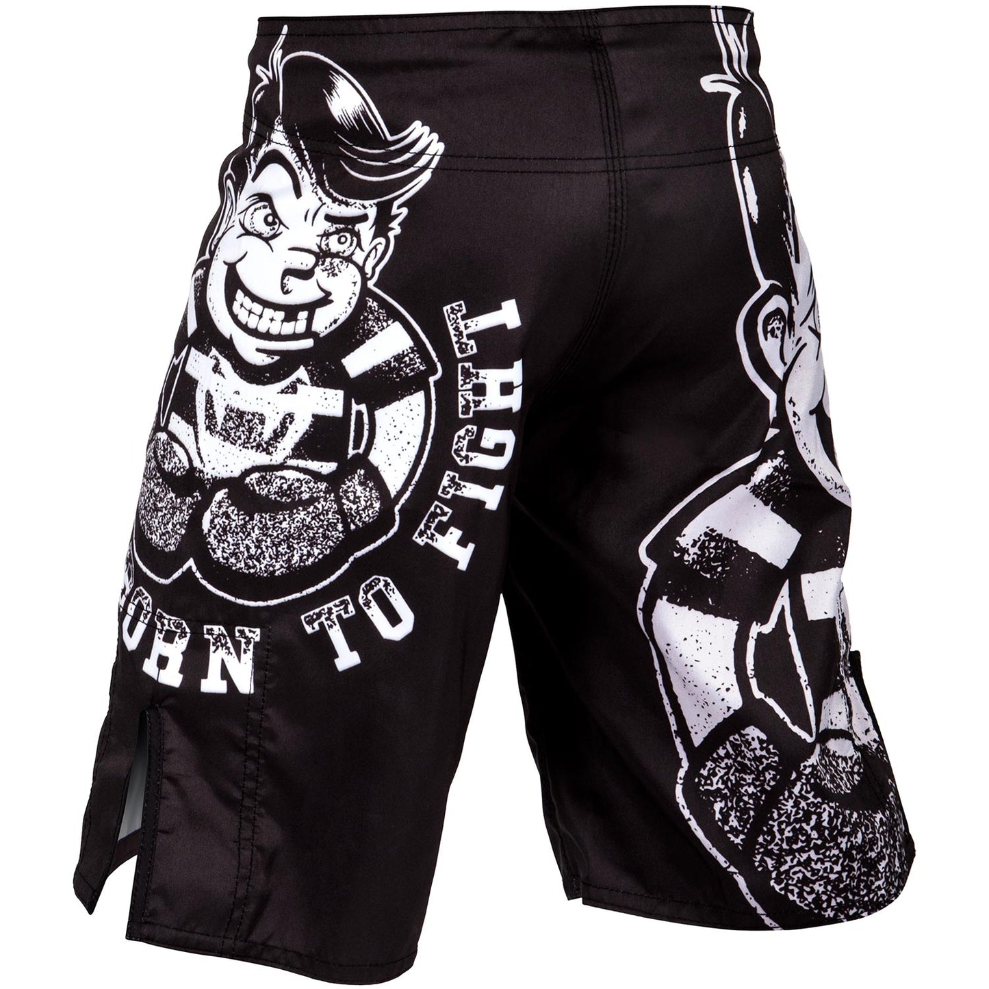 Venum Born to Fight Kids Fightshorts - Black/White