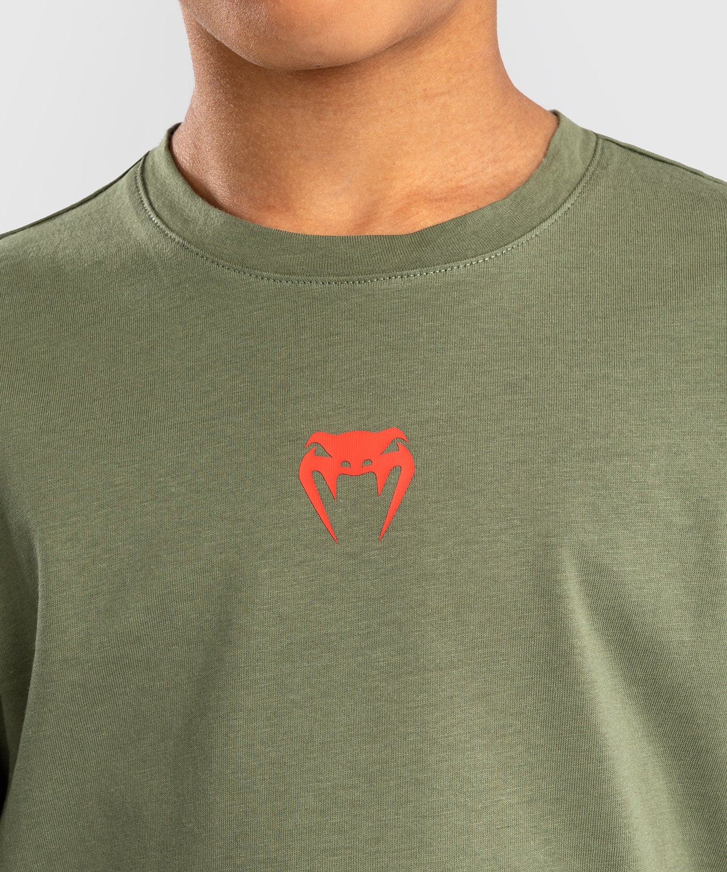 T-shirt pour Enfants Venum Contender - Vert militaire/Orange