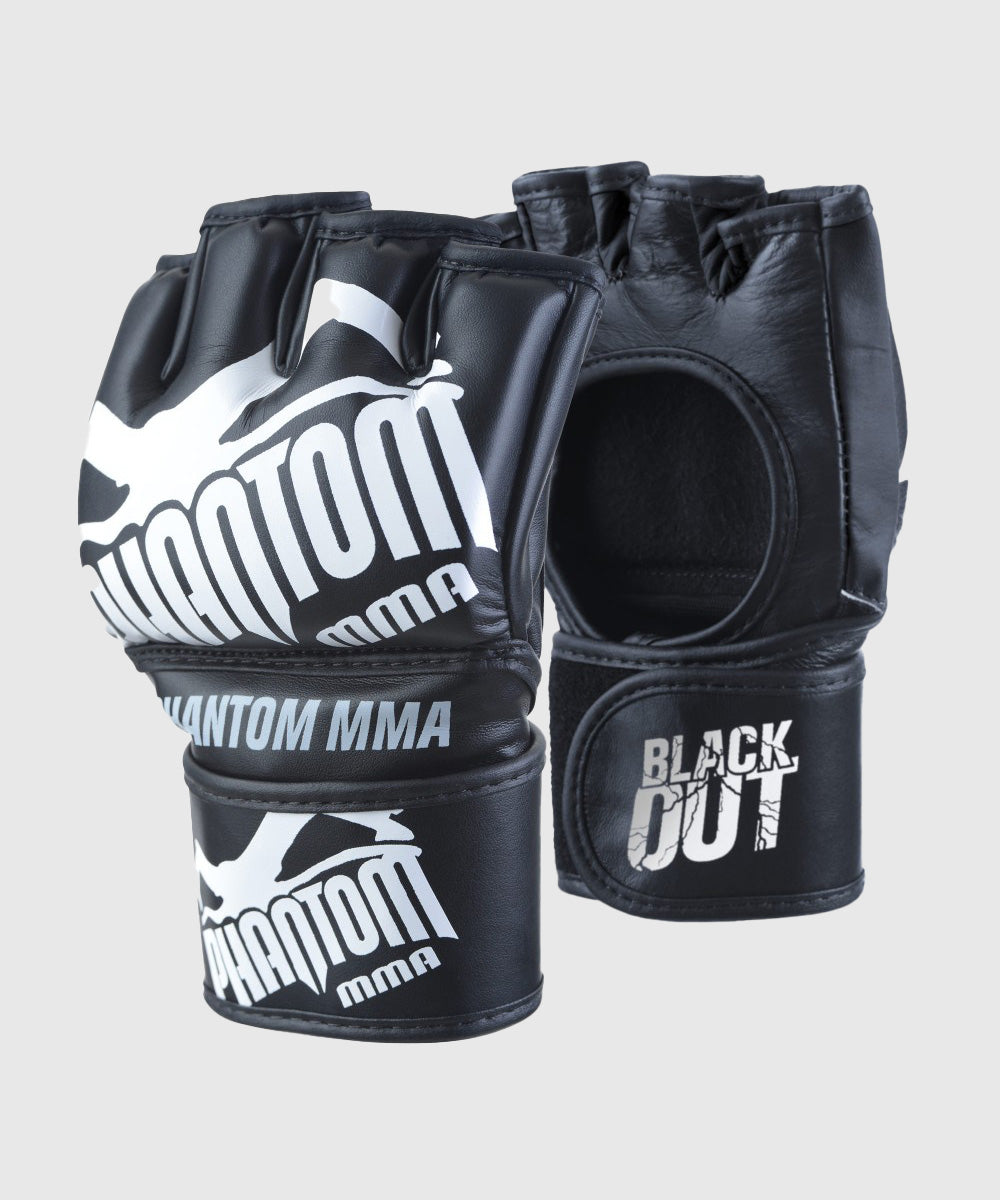 Gants de MMA Phantom Athletics Blackout PU - Noir