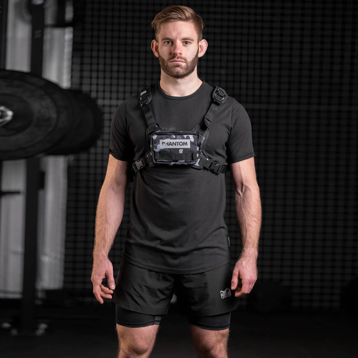 Phantom Athletics Laser 2 En 1 Shorts de Entrenamiento – Negro