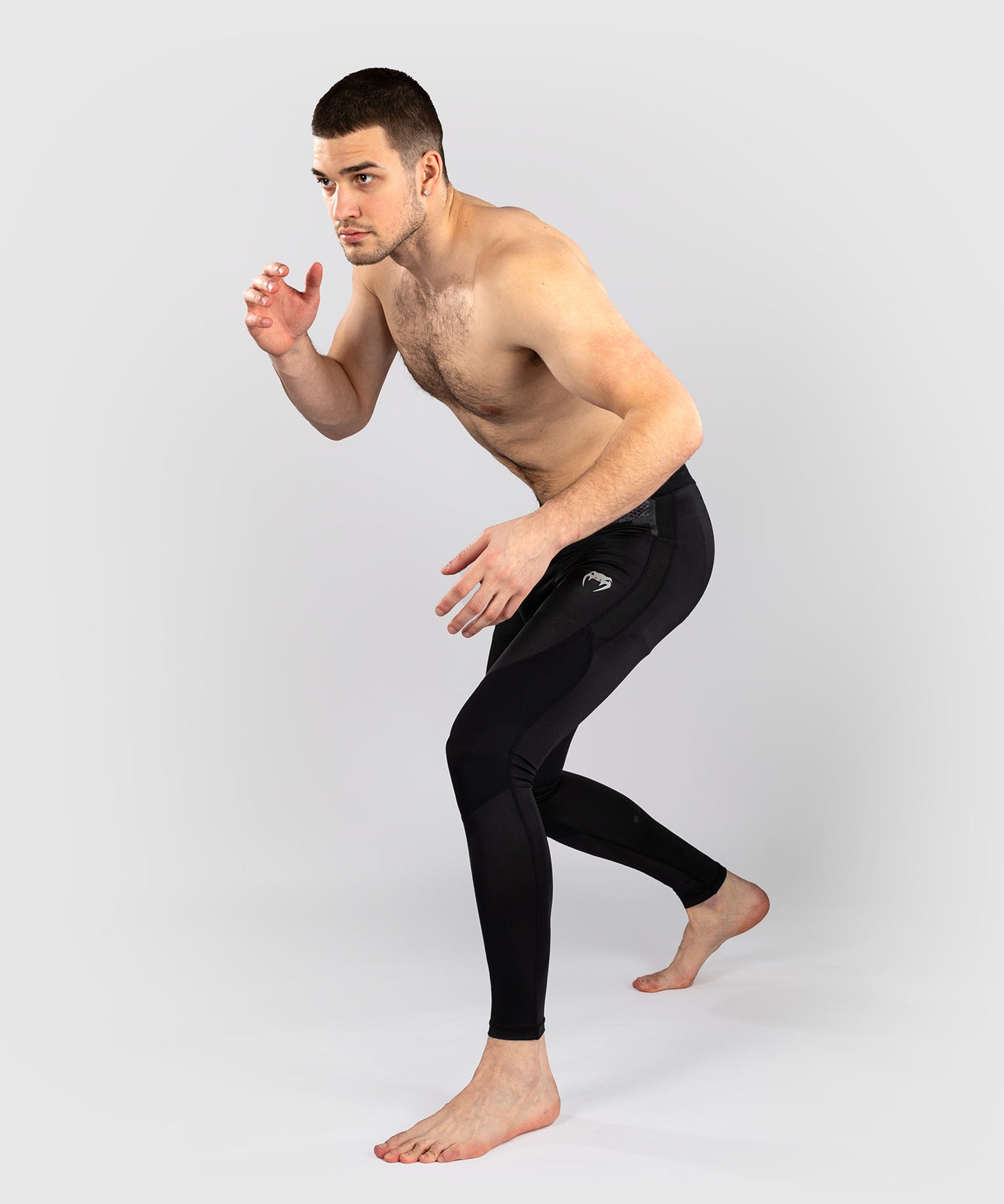 Venum G-Fit Scales Mallas – Negro/Gris Carbón
