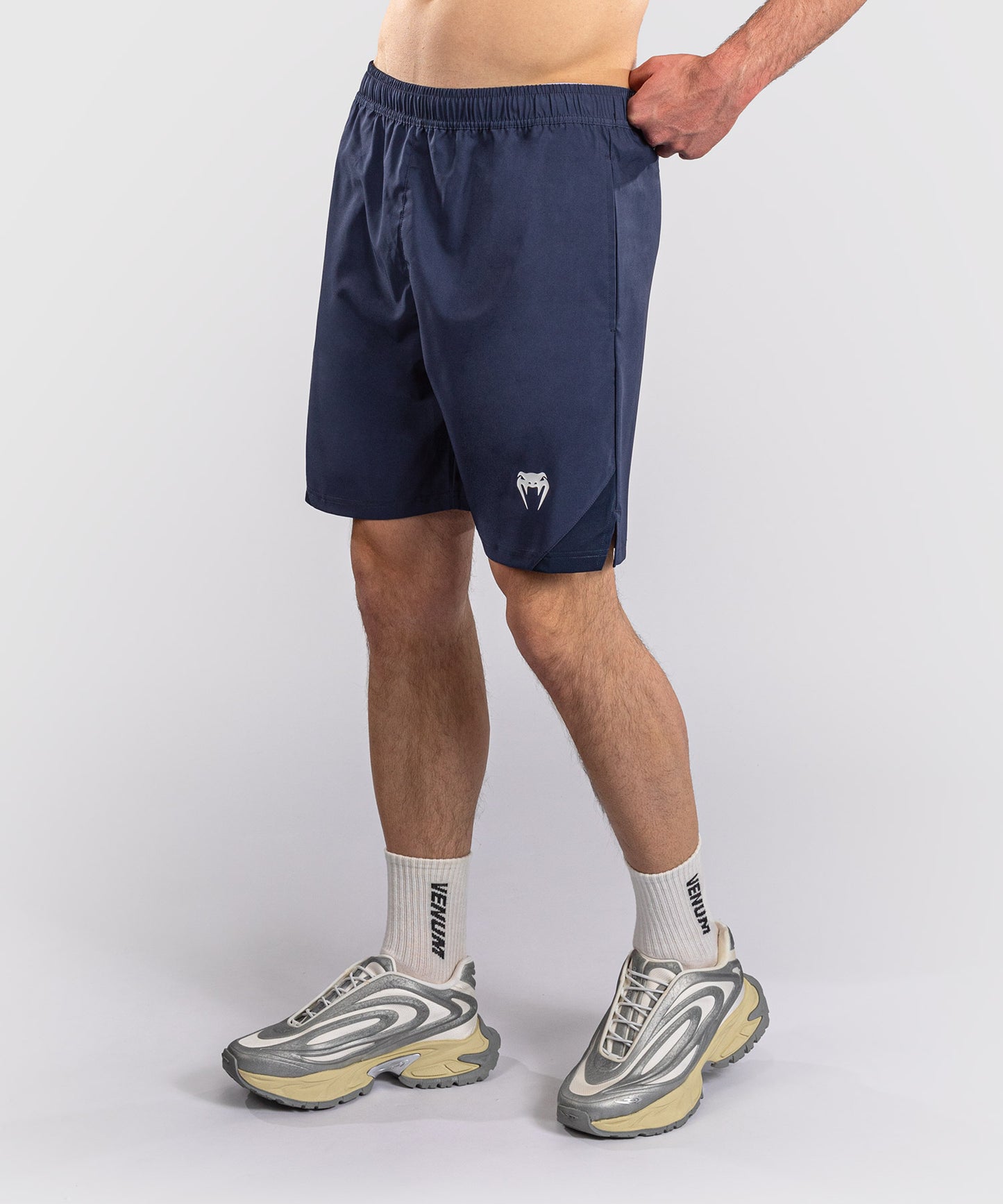 Short d'entraînement Venum Contender - Bleu marine/Blanc