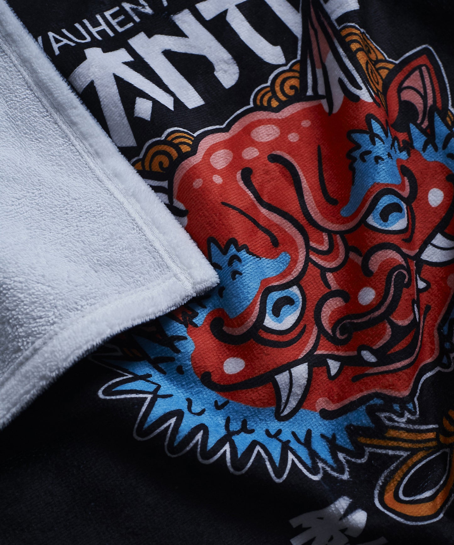 Manto Oni Toalla Deportiva - Negro