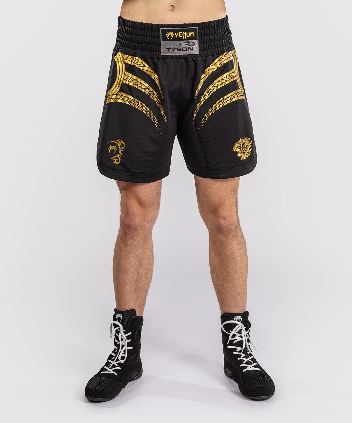 Venum x Mike Tyson Tiger Pantalón Corto de Boxeo Tiger - Negro/Oro