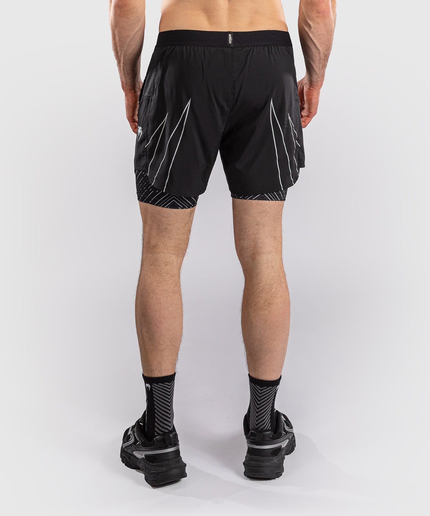 Venum Midnight Fury Trainingsshorts – Mitternachtsblau/Grau/Silber