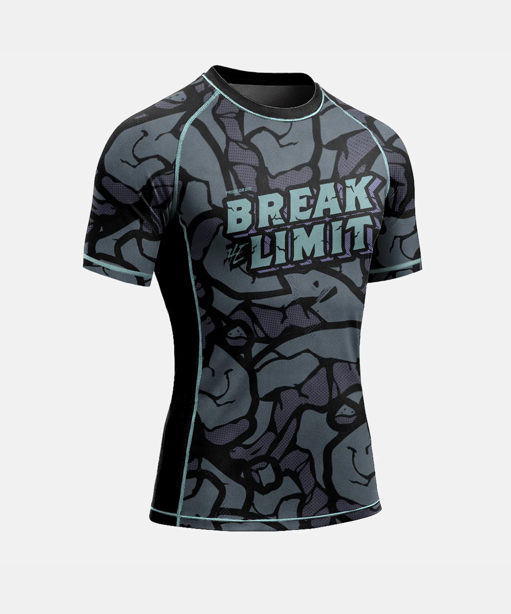 Pride Or Die Break The Limit Kurzarm-Rashguard - Schwarz