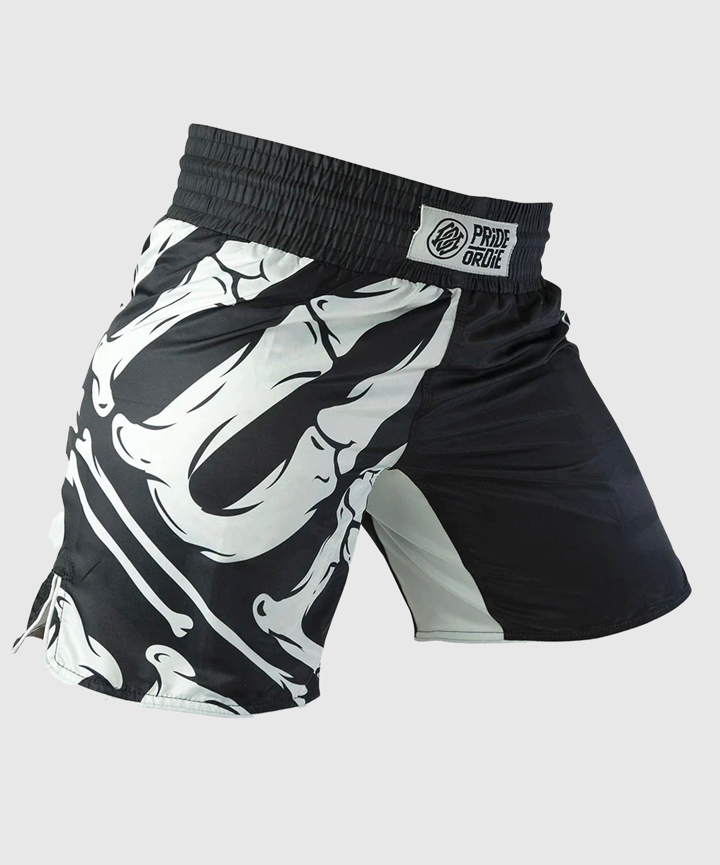 Short de MMA Pride Or Die Reckless Bones - Noir
