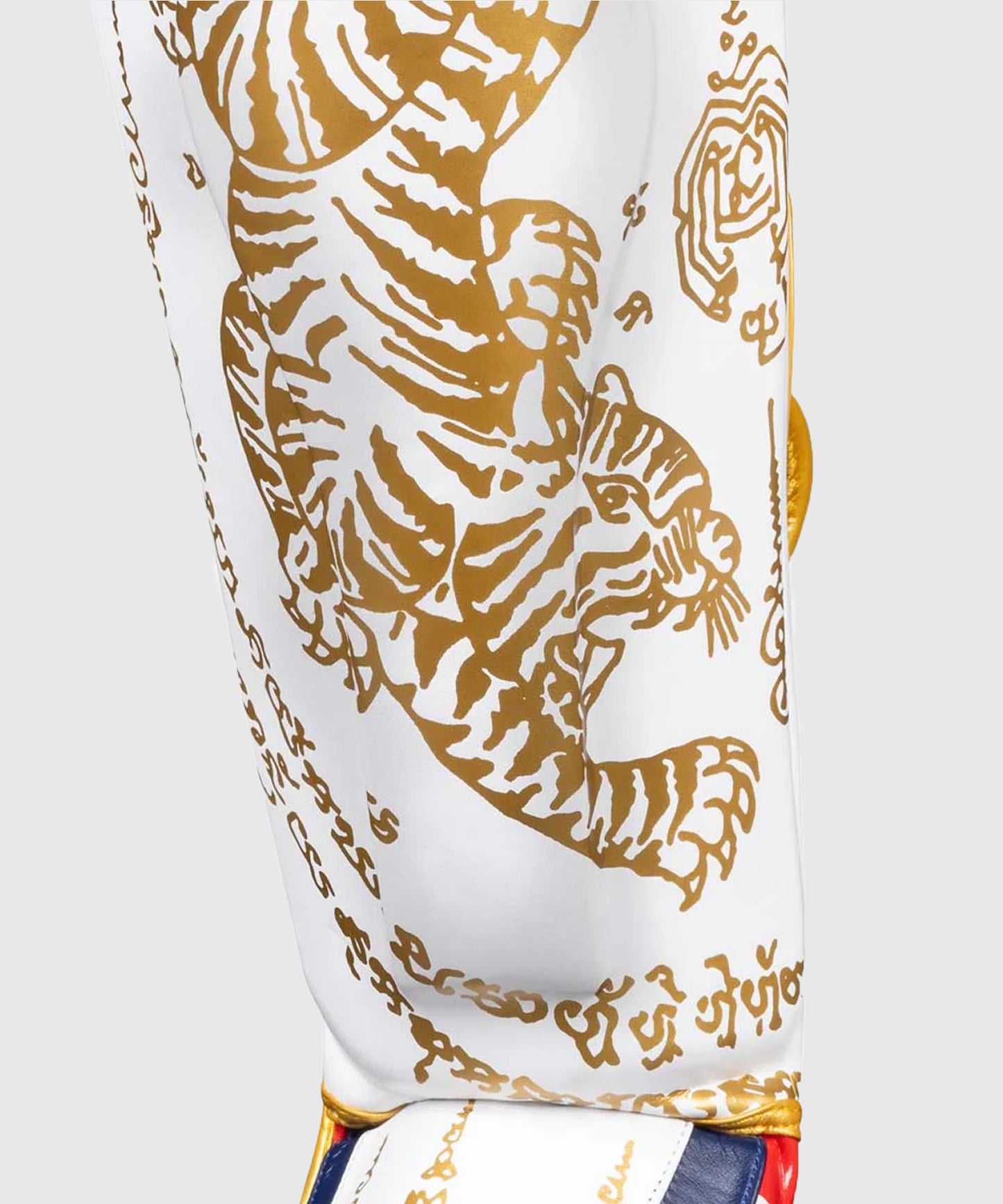 Protège-tibias Phantom Athletics muay thai LIMITED EDITION - Blanc/Or