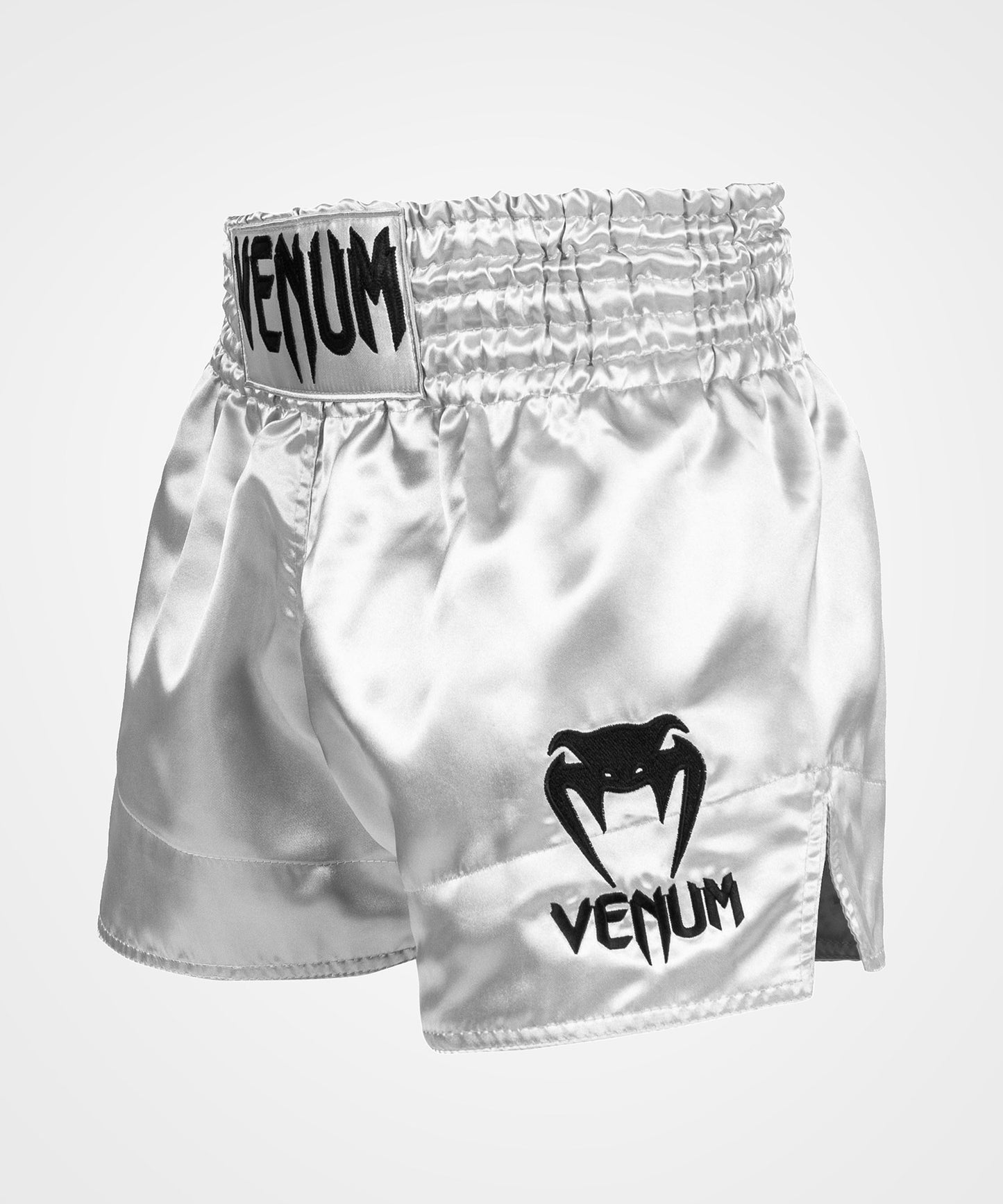 Short de Muay Thai Venum Classic - Argent/Noir