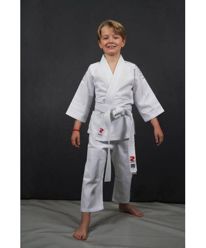 Fight Art Budo Kimono da Judo da Allenamento per Bambini - Bianco